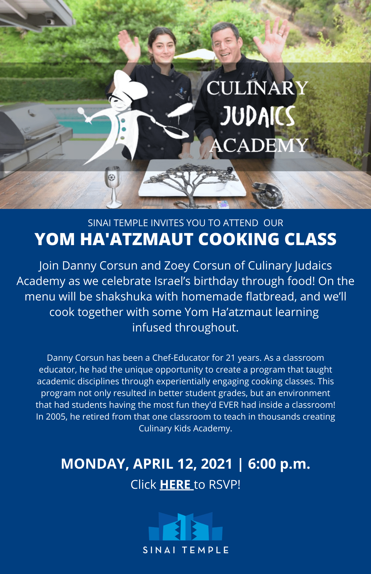 Yom Ha’atzmaut Cooking Class
