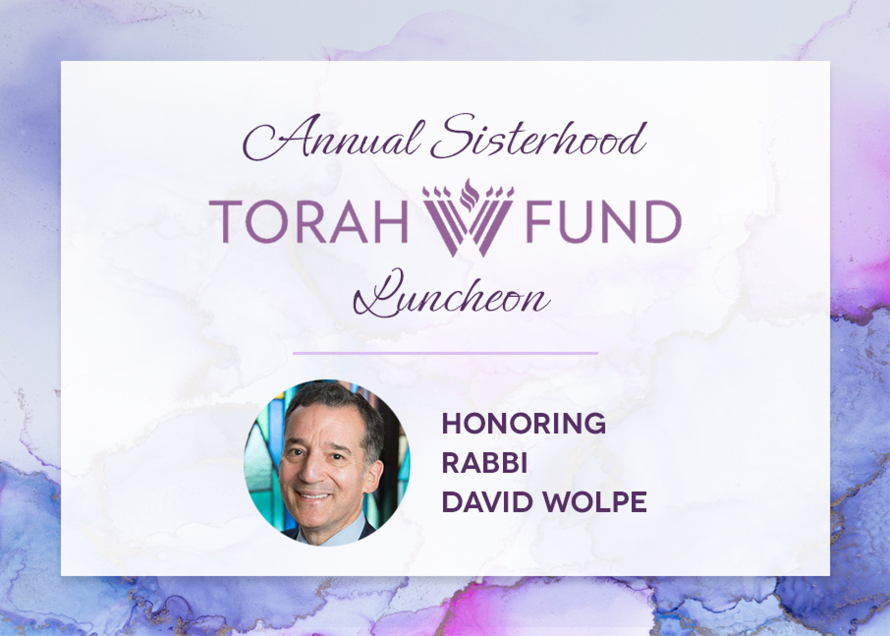 Annual Sisterhood Torah Fund