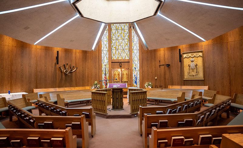 Temple interior